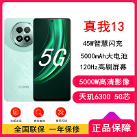 [原封]真我13 踏浪青 12GB+512GB 天玑6300芯 45W快充 5000mAh长续航5G手机