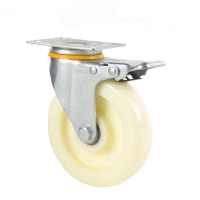 知铁 板车脚轮刹车轮 3寸 个