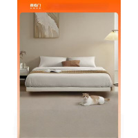 喜临门 - 仙女床 悬浮床主卧双人床进口头层牛皮简约实木排骨架