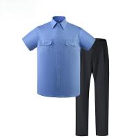 晨以橙 夏季短袖工作服 颜色尺码可定制 套