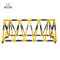 晨以橙 拒马移动护栏 114-60管黄黑