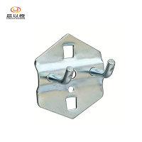 晨以橙 方孔洞洞板工具挂钩 双斜25mm 个