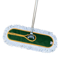 老房太太 尘推 90cm平板拖把 加厚帆布夹子款 棉线头墩布 地推 拖布 L69/把