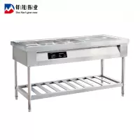 铎茂伟业 五格保温售饭台 1800*700*800mm 台