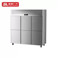 顺隆广兴 SUNRON GUANGSING 六门双温冰箱 1800*700*1970 台
