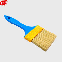 谋福 油漆刷 植毛刷 塑料油漆刷 烧烤刷 酱料刷 3寸（4只装）