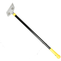 谋福 铲刀清洁刀铲子刀片玻璃瓷砖铲墙除胶装修工具 铝合金大黄把（加长款60CM）