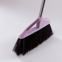 谋福 扫帚扫地清洁工具软毛笤帚（单独扫把紫色）