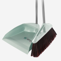 谋福 扫把簸箕组合套装 卧室扫帚簸箕两件套（绿色套装）