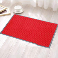 谋福 PVC地毯 迎宾防滑走廊楼梯踏步地垫 红色2米宽*15米长 一卷