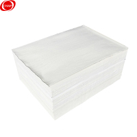 谋福 工业抹布擦机布吸油棉布 白色装50斤（40*60cm）