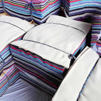 谋福 碎花布料擦机布 吸油棉布 工业抹布【混色装50斤（30*40cm）】