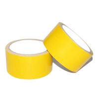谋福 布基胶带 地毯胶带 管道捆扎胶布 彩色布胶带 （布基胶带 黄色款）8598