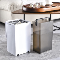 谋福 烟灰缸茶水桶 茶渣桶茶台垃圾桶 排水管中式废水桶（白色带烟灰缸）