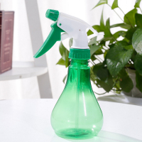 谋福 手压式糖果色塑料喷壶 可拆卸喷水壶（A2绿色 250ml）