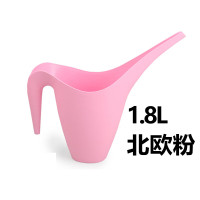 谋福 长嘴浇水壶 浇花壶 糖果色洒水壶 园艺工具（1.8L北欧粉）