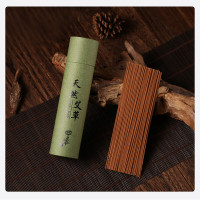 谋福 线香天然檀香去味驱虫熏香佛香室内持久香薰【200g纸筒线香 天然艾草(2盒装)】