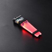 谋福 战术头盔灯信号敌我识别灯 夜光灯野外救生灯户外生存软胶灯tj2700 (黑壳红灯)