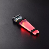 谋福 战术头盔灯信号敌我识别灯 夜光灯野外救生灯户外生存软胶灯tj2700(沙壳红灯)