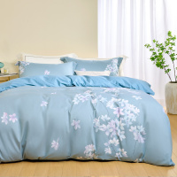 水星家纺 全棉四件套 花舞幽然200*230cm