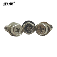 泽力锐 不锈钢凹穴十字头三组合螺栓 M6x16 支