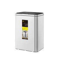 秦泰(Cqint) QTTRASH-01 不锈钢感应垃圾桶 6L(计价单位:个) 银色
