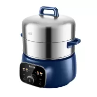 苏泊尔三层微电脑电蒸锅 ZN28YC88 不锈钢大容量防干烧设计