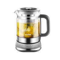 苏泊尔SUPOR养生壶1.5L底盘加热高硼硅玻璃纯钛金属保温SW-15Y26