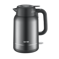 苏泊尔SUPOR智能电水壶SW-15S05ZK雅黑款1.5L大容量底盘加热保温设计2.8kg耐用