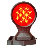 荣乾聚 磁吸红闪警示灯 LED防护灯 RW4830 台 短款