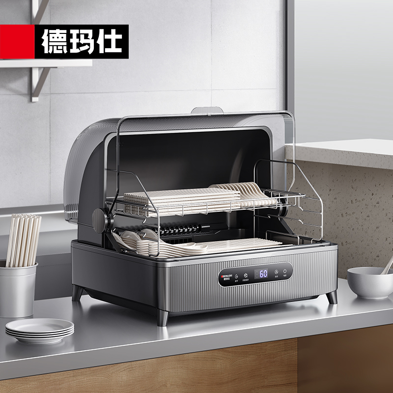 办公室用台式迷你商用功夫茶具茶杯消毒柜小型家用桌面台面高温杯子消毒柜消毒碗柜 XDR28-D1