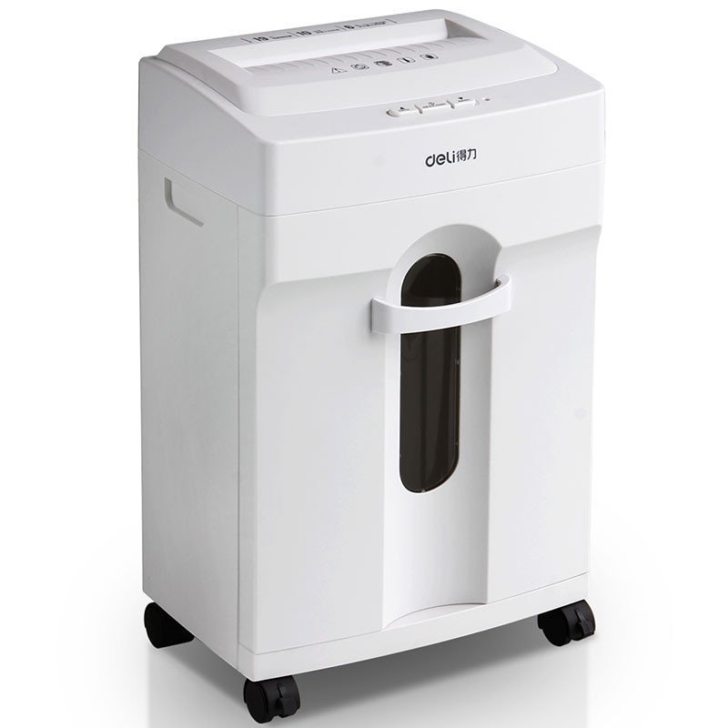 得力9900商务办公型碎纸机 高保密超静音电动碎纸机 19升大容量 包邮