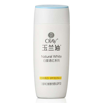 玉兰油(OLAY)三重修复防晒乳液75ml SPE30/PA++淡斑;防晒,隔离;修护,适合各种肤质