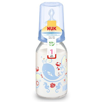 NUK耐高温玻璃奶瓶125ml