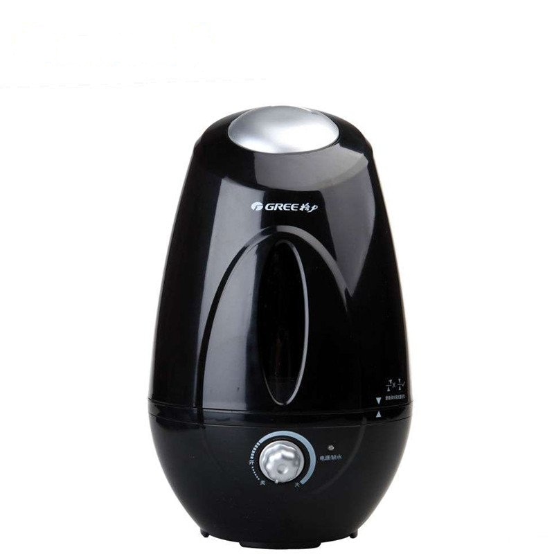 格力加湿器SC-4001家用黑色超声波静音4L水箱增湿器