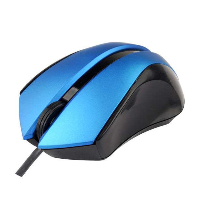 双飞燕USB笔记本有线鼠标亮面行Q3-310(蓝色)