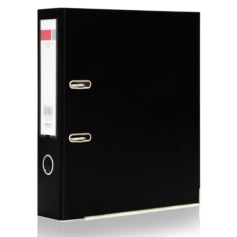 得力 5481 A4/3英寸PVC快劳夹 A4 黑