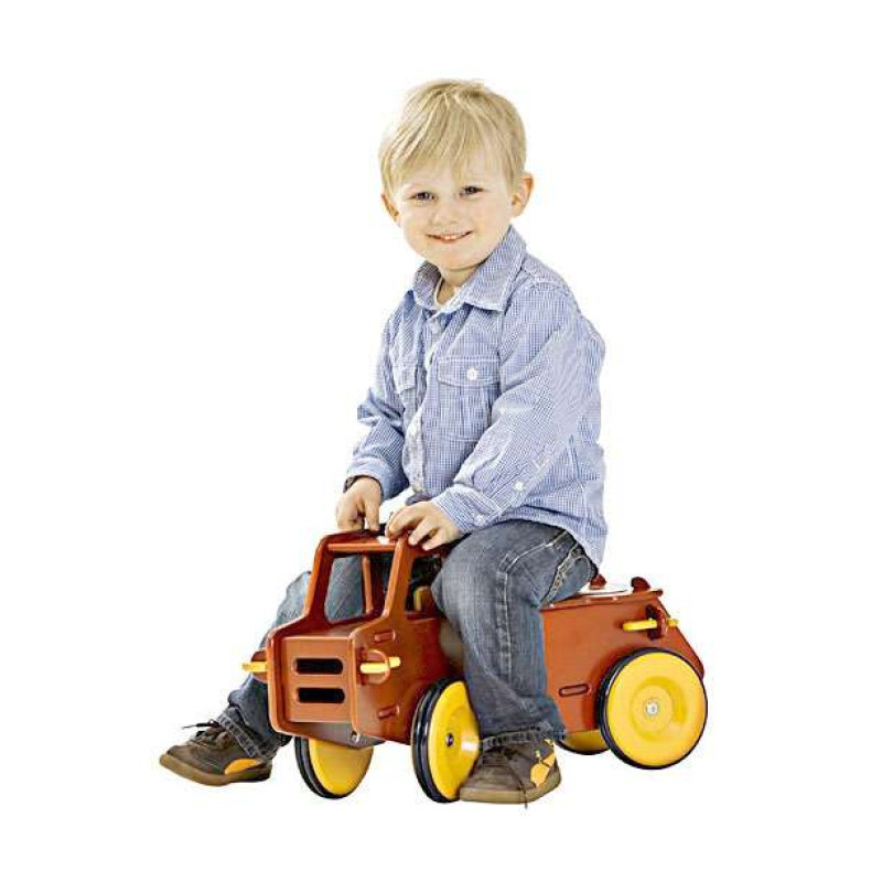 智乐美北欧风格高品质樱桃红多功能双节卡车