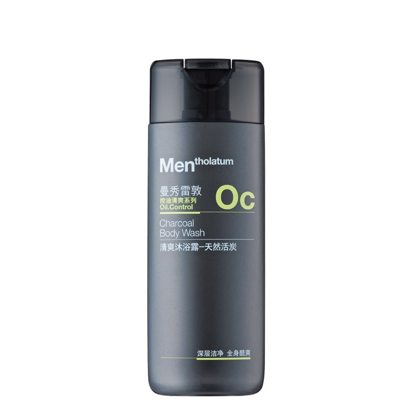 曼秀雷敦(Mentholatum)男士清爽沐浴露天然活炭200ml
