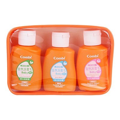 combi康贝 草本舒缓婴儿清洁保养旅行套装50ml*3 9012