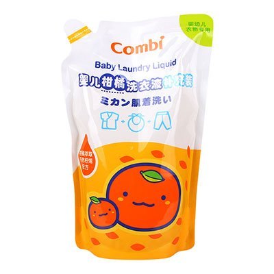 Combi康贝 婴儿柑橘洗衣液补充装 1000ml(婴幼儿衣物专用)9050