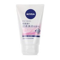 妮维雅(NIVEA)丝柔洁面乳100g 深层清洁 水油平衡 新老包装随机发 洗面奶