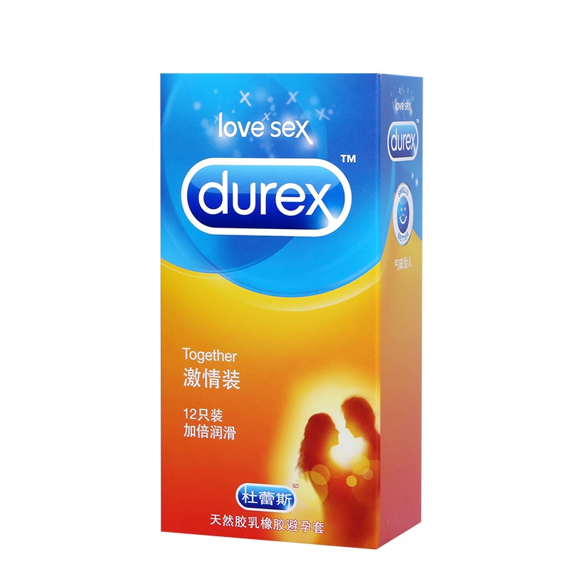 杜蕾斯 避孕套 激情12只装避孕套 成人用品