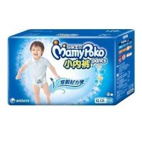 妈咪宝贝小内裤男加大号尿不湿XL128片 [12~17kg]