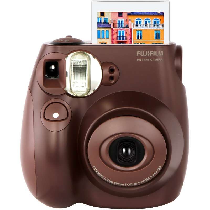 FUJIFILM富士checky趣奇instax mini 7S相机(巧克力色)