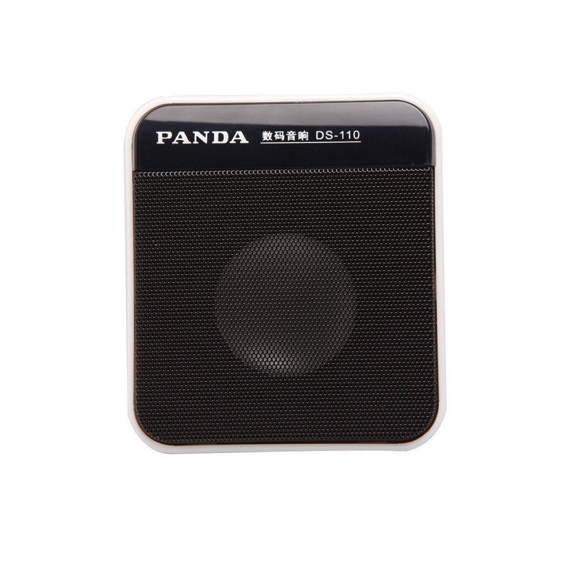 熊猫(PANDA) DS-110插卡小音响老人老年人收音机迷你手机电脑音箱U盘随身听播放器听歌机音箱 白色