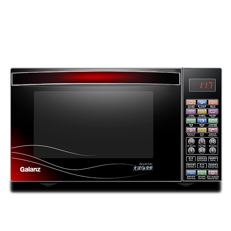 格兰仕微波炉G80F23CN3XLVII-R6K(R8) 23升平板烤箱烧烤光波炉 光波变频 QQ蒸汽盒 欧式下拉