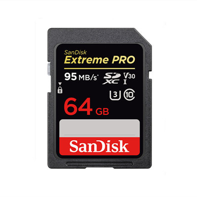 闪迪SanDisk ExtremePro 64G SD卡 高速存储卡(170M/S)数码相机内存卡