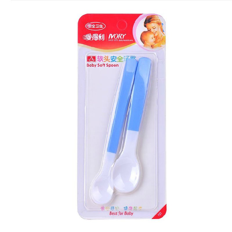 爱得利软头安全汤匙2入F21