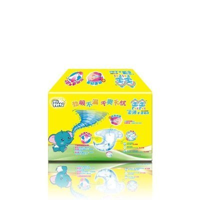 菲比纸尿裤柔薄干爽小码S40片婴儿尿不湿棉柔透气男女宝官方正品